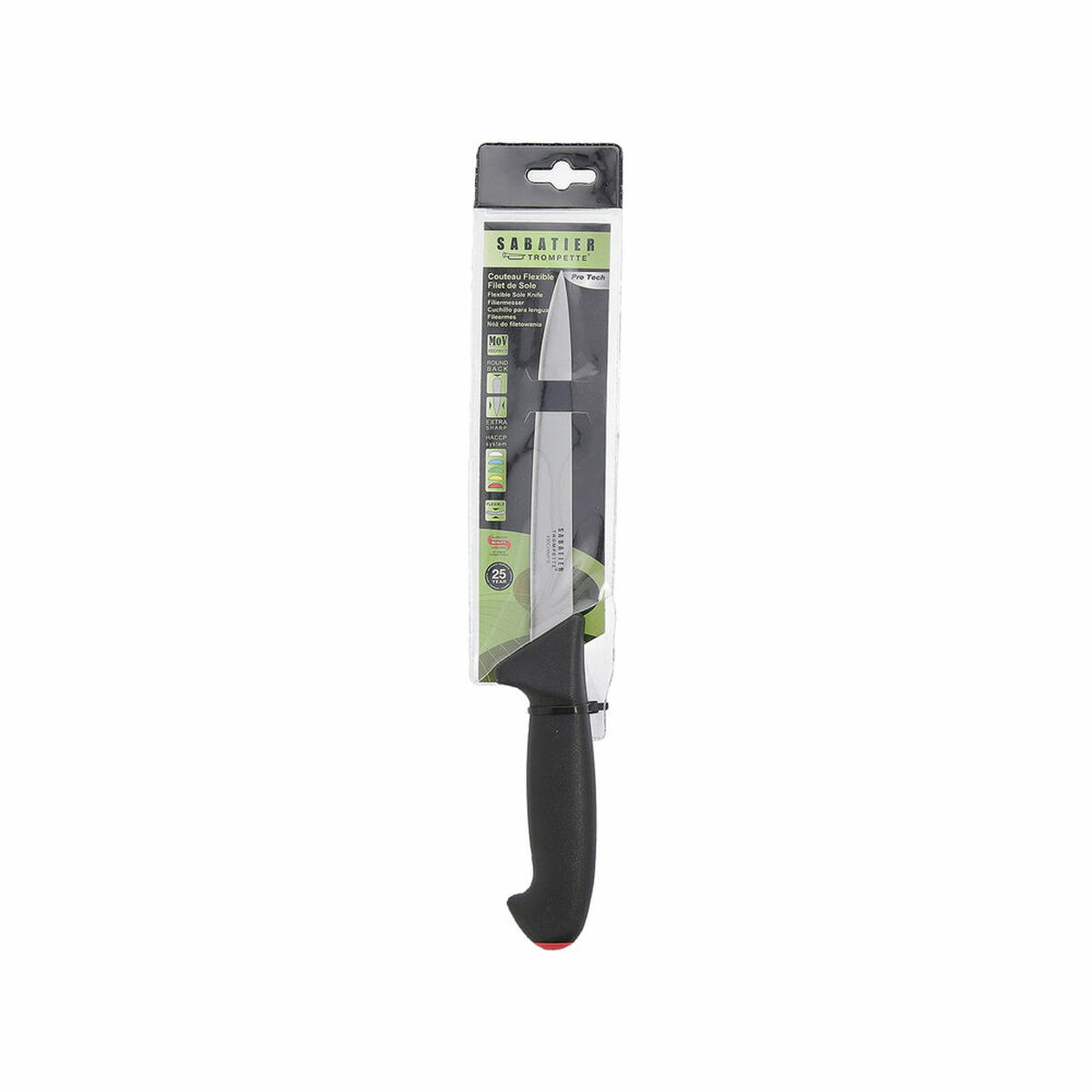 Filetreringskniv Sabatier Pro Tech Stål Metall (Pack 6x)
